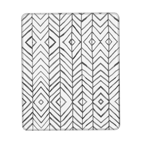 Mauspad Schwarz Weiß Streifen Druck Gaming Mauspad Computer Mousepad für Laptop Maus, 10 * 12 Zoll Büro 25,9 * 22,5 cm Mauspad Schwarz Weiß Streifen Druck Gaming Mauspad Computer Mousepad für Laptop Maus, 10 * 12 Zoll Büro 25,9 * 22,5 cm von MyPiky