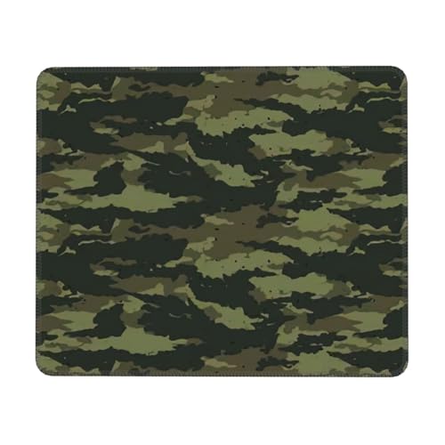 Mauspad mit Camouflage-Druck, rechteckig, rutschfest, 25,4 x 30,5 cm, 20,5 x 24,1 cm Mauspad mit Camouflage-Druck, rechteckig, rutschfest, 25,4 x 30,5 cm, 20,5 x 24,1 cm von MyPiky