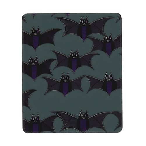 Mauspad mit Fledermaus-Muster, Gaming Mauspad Computer-Mauspads für Laptop, Maus, 10 * 12 Zoll Büro, 27,9 * 22,5 cm Mauspad mit Fledermaus-Muster, Gaming Mauspad Computer-Mauspads für Laptop, Maus, 10 * 12 Zoll Büro, 27,9 * 22,5 cm von MyPiky