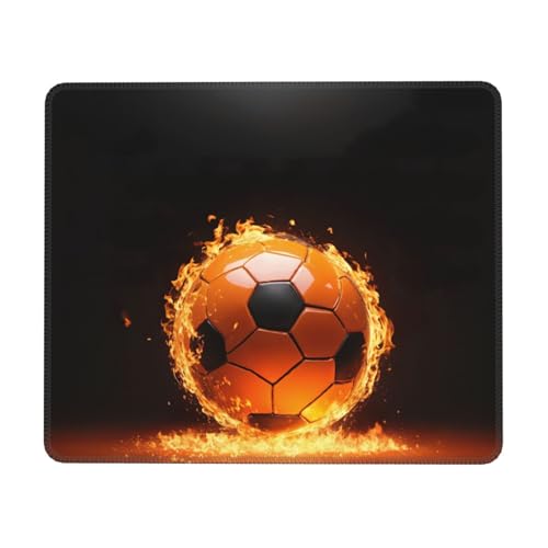 Mauspad mit Fußballdruck, rechteckig, für Computer, rutschfestes Mauspad, 25,4 x 30,5 cm, 20,5 x 24,1 cm Mauspad mit Fußballdruck, rechteckig, für Computer, rutschfestes Mauspad, 25,4 x 30,5 cm, 20,5 x 24,1 cm von MyPiky