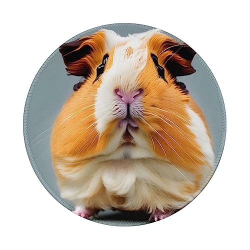 Mauspad mit Meerschweinchen-Aufdruck, rutschfestes Gummi, rund, Schreibtischunterlage 20 x 20 cm, für Gaming, Büro, Computer Mauspad mit Meerschweinchen-Aufdruck, rutschfestes Gummi, rund, Schreibtischunterlage 20 x 20 cm, für Gaming, Büro, Computer von MyPiky