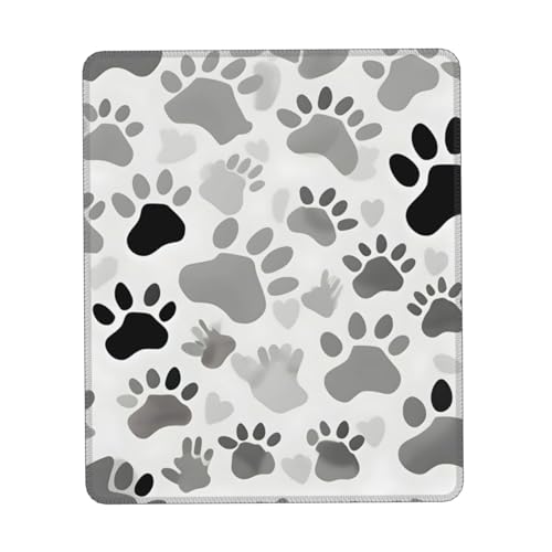 Mauspad mit Tierpfotenabdruck, Gaming Mauspad Computer-Mauspads für Laptop, Maus, 25 * 30 cm, Büro 25.9 * 22.5cm Mauspad mit Tierpfotenabdruck, Gaming Mauspad Computer-Mauspads für Laptop, Maus, 25 * 30 cm, Büro 25.9 * 22.5cm von MyPiky