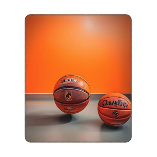 MyPiky Basketball Orange Print Mousepad, Mousepad, rechteckiges Mauspad mit Rutschfester Basis, Computer Gaming Mauspads, 25 * 30cm MyPiky Basketball Orange Print Mousepad, Mousepad, rechteckiges Mauspad mit Rutschfester Basis, Computer Gaming Mauspads, 25 * 30cm von MyPiky