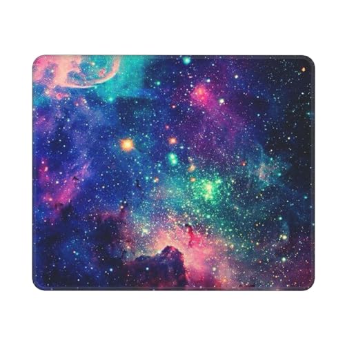 MyPiky Bunte Galaxy Print Computer Mousepad, Gaming Mousepad, Rechteckige Maus, Mauspad für Schreibtisch Laptop, 25x30cm MyPiky Bunte Galaxy Print Computer Mousepad, Gaming Mousepad, Rechteckige Maus, Mauspad für Schreibtisch Laptop, 25x30cm von MyPiky