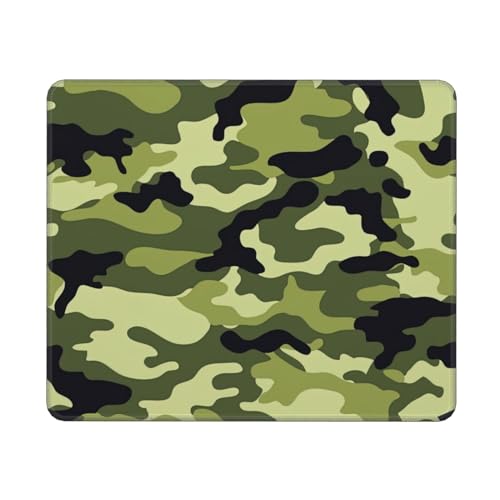 MyPiky Computer-Mauspad, Gaming-Mauspad, rechteckiges Mauspad, Mauspad für Schreibtisch, Laptop, 25,4 x 30,5 cm, Camouflage-Grün MyPiky Computer-Mauspad, Gaming-Mauspad, rechteckiges Mauspad, Mauspad für Schreibtisch, Laptop, 25,4 x 30,5 cm, Camouflage-Grün von MyPiky