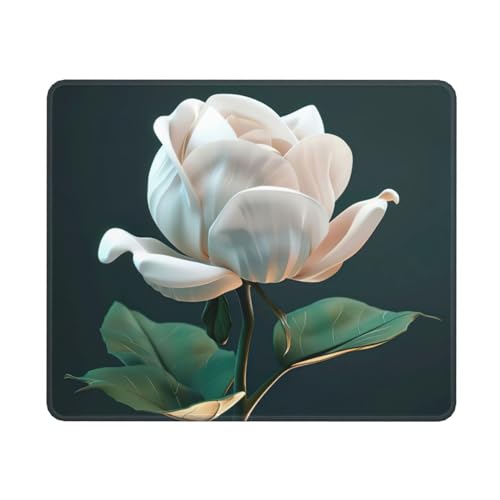 MyPiky Computer-Mauspad mit 3D-Blumendruck, Gaming-Mauspad, rechteckiges Mauspad, Mauspad für Schreibtisch, Laptop, 25,4 x 30,5 cm von MyPiky
