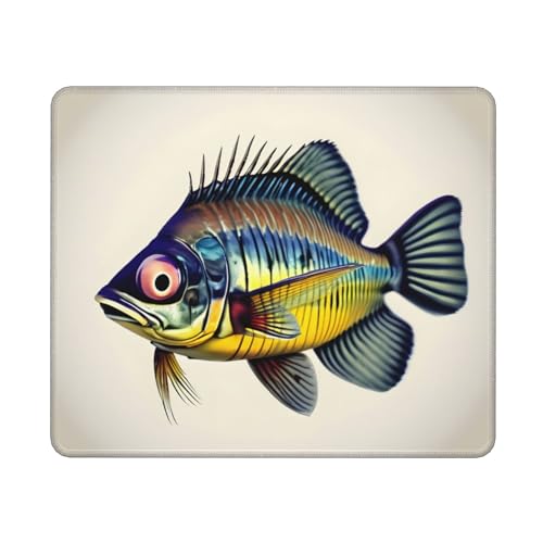MyPiky Fly Gelb Fisch Druck Computer Mauspad, Gaming Mauspad Rechteckige Maus Mauspad für Schreibtisch Laptop, 25 * 30cm MyPiky Fly Gelb Fisch Druck Computer Mauspad, Gaming Mauspad Rechteckige Maus Mauspad für Schreibtisch Laptop, 25 * 30cm von MyPiky