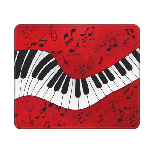 MyPiky Musiknot Klavier Print Computer Mousepad, Gaming Mousepad, Rechteckige Maus, Mauspad für Schreibtisch Laptop, 25x30cm MyPiky Musiknot Klavier Print Computer Mousepad, Gaming Mousepad, Rechteckige Maus, Mauspad für Schreibtisch Laptop, 25x30cm von MyPiky