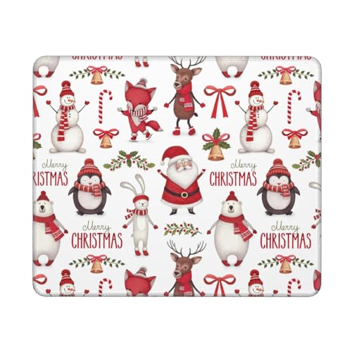 MyPiky Weihnachten Weihnachtsmann Print Computer Mousepad, Gaming Mousepad, Rechteckige Maus, Mauspad für Schreibtisch Laptop, 25x30cm MyPiky Weihnachten Weihnachtsmann Print Computer Mousepad, Gaming Mousepad, Rechteckige Maus, Mauspad für Schreibtisch Laptop, 25x30cm von MyPiky