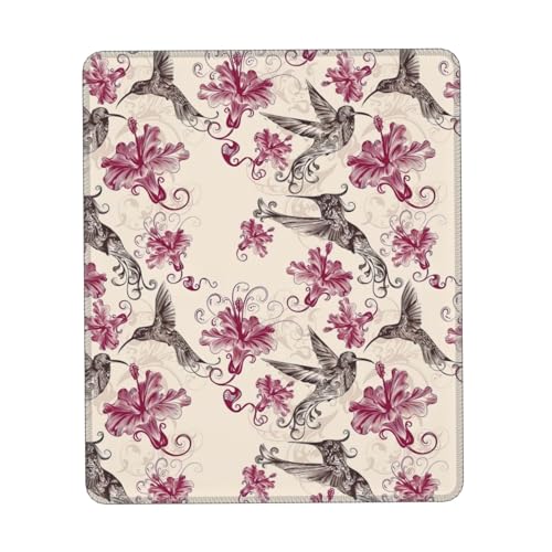 Schöne Blumen Kolibri Print Mousepad, Gaming Mousepad, Computer Mousepads für Laptop Mousepad 10x12 Zoll Office 20,9x22,5 cm Schöne Blumen Kolibri Print Mousepad, Gaming Mousepad, Computer Mousepads für Laptop Mousepad 10x12 Zoll Office 20,9x22,5 cm von MyPiky