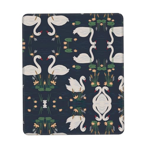 Schöne weiße Schwäne auf dem See Druck Mauspad, Gaming Mauspad Computer-Mauspads für Laptop, Maus, 10 * 12 Zoll Büro 25,9 * 22,5 cm Schöne weiße Schwäne auf dem See Druck Mauspad, Gaming Mauspad Computer-Mauspads für Laptop, Maus, 10 * 12 Zoll Büro 25,9 * 22,5 cm von MyPiky