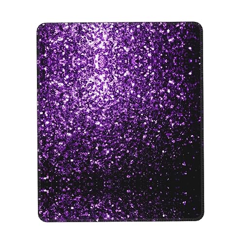 Schönes lila Mauspad mit Glitzerdruck Gaming Mauspad Computer-Maus-Matten für Laptop, Maus, 10 * 12 Zoll Büro 25,9 * 22,5 cm Schönes lila Mauspad mit Glitzerdruck Gaming Mauspad Computer-Maus-Matten für Laptop, Maus, 10 * 12 Zoll Büro 25,9 * 22,5 cm von MyPiky