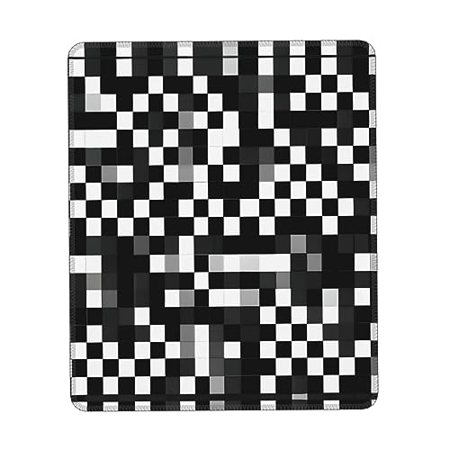 Schwarz-Weiß-Formel Kariert Muster Druck Mauspad, Gaming Mauspad Computer-Maus-Matten für Laptop Maus, 25 * 30 cm Büro 25,9 * 22,5 cm Schwarz-Weiß-Formel Kariert Muster Druck Mauspad, Gaming Mauspad Computer-Maus-Matten für Laptop Maus, 25 * 30 cm Büro 25,9 * 22,5 cm von MyPiky