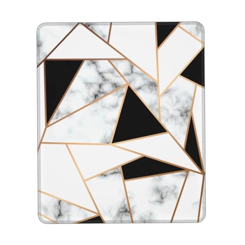 Schwarz-Weiß-Marmor Textur Print Mousepad, Gaming Mousepad, Computer Mousepads für Laptop Mauspad 25,5 * 30,5 cm Büro 10x9,5 Zoll Schwarz-Weiß-Marmor Textur Print Mousepad, Gaming Mousepad, Computer Mousepads für Laptop Mauspad 25,5 * 30,5 cm Büro 10x9,5 Zoll von MyPiky