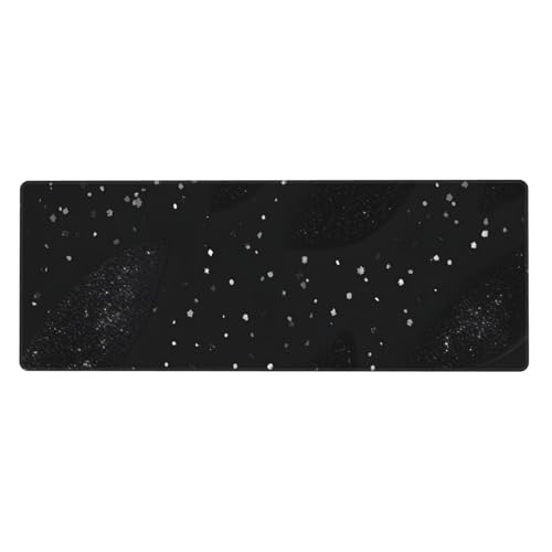Schwarz schimmernder Druck erweiterte Gaming-Mauspad großes Mauspad Tastatur Pad Mauspad Schreibtischunterlage 90 * 29cm, XL Schwarz schimmernder Druck erweiterte Gaming-Mauspad großes Mauspad Tastatur Pad Mauspad Schreibtischunterlage 90 * 29cm, XL von MyPiky