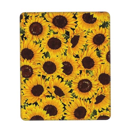 Sunflower Print Mousepad, Gaming Mousepad, Computer Mousepads für Laptop Mauspad 10x12 Zoll Büro 10x20cm Sunflower Print Mousepad, Gaming Mousepad, Computer Mousepads für Laptop Mauspad 10x12 Zoll Büro 10x20cm von MyPiky