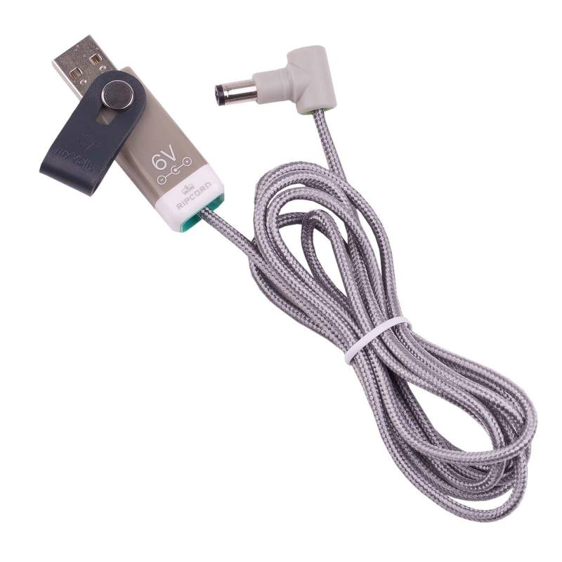 MyVolts Ripcord 6V Plus USB to Barrel Cable von MyVolts