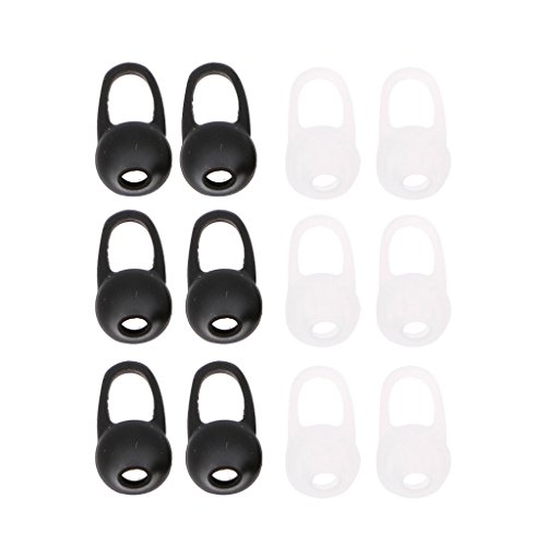 Ersatz-Ohrstöpsel für Kopfhörer, Silikon, weich, verschiedene Größen, In-Ear-Ohrstöpsel, elektrische Headset-Schutzfolie, Dekor-Aufkleber, Hülle, Kopfhörer-Tasche, Box, 6 Paar von Myazs