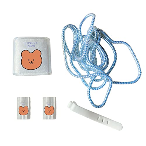 Myazs Kabelaufwickler Spiralkabel Schutz Abdeckung Für 11 12 13 14Plus 18W/20W Ladegerät Adapter Fall Protektoren Haut Datenkabel Schutz Hülle Für Handys Ladegerät von Myazs