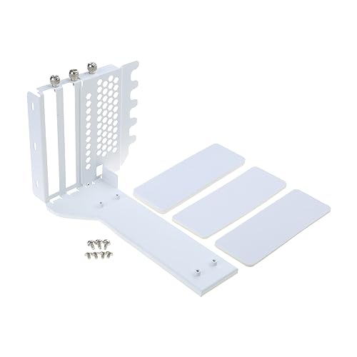 Neue PCI-E X16 Grafikkarten-Halterung, GPU-Halterung + GEN4/3 PCIE 3.0 16X Verlängerungskabel, 25 cm vertikale GPU-Halterung von Myazs