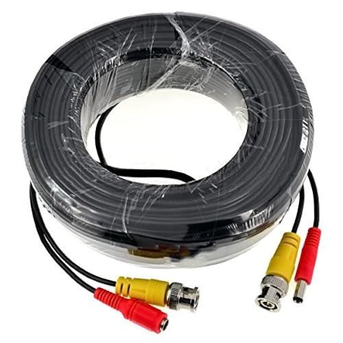 Mycotech CCTV Kabel Kombikabel Video Strom Kabel BNC Koax 5m 10m 20m 30m 50m Analog Coax + DC Power für Videoüberwachungskamera CVBS - HDCVI - AHD - HDTVI - Kameras (20m) von Mycotech