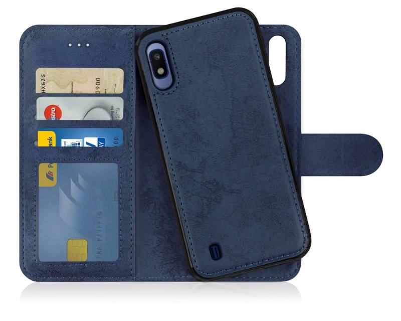 MyGadget Handyhülle Flip Case Magnetische trennbare Hülle Kunstleder Klapphülle Für Samsung Galaxy A10 (2019) von Mygadget