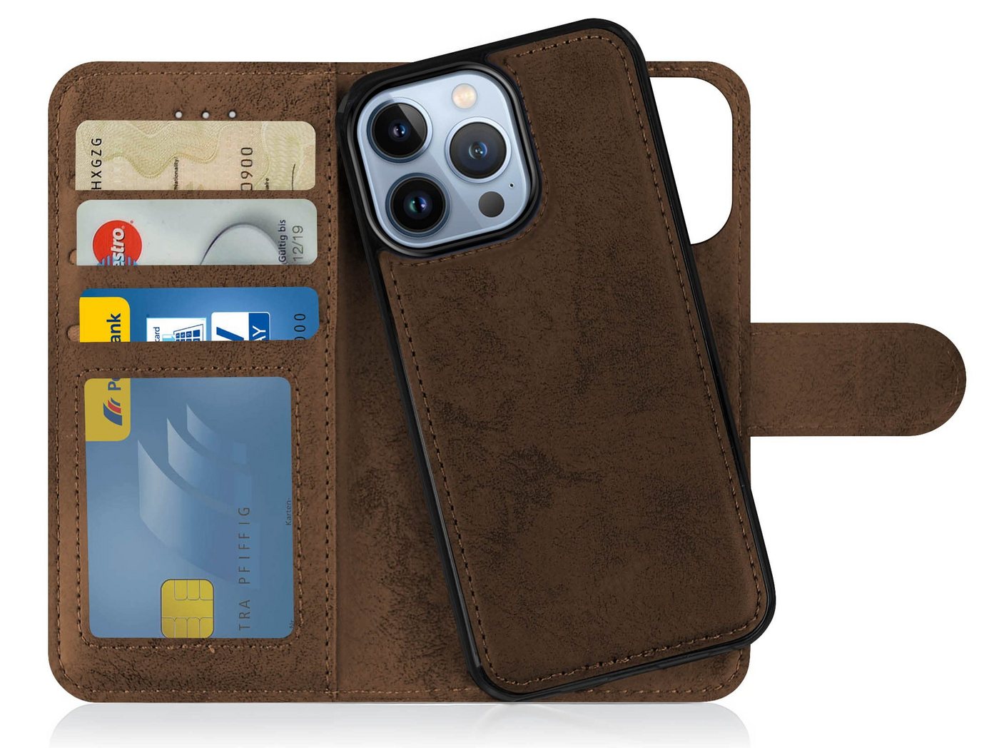 MyGadget Handyhülle Flip Case Magnetische trennbare Hülle Kunstleder Klapphülle Für Apple iPhone 14 Pro MyGadget Handyhülle Flip Case Magnetische trennbare Hülle Kunstleder Klapphülle Für Apple iPhone 14 Pro von Mygadget