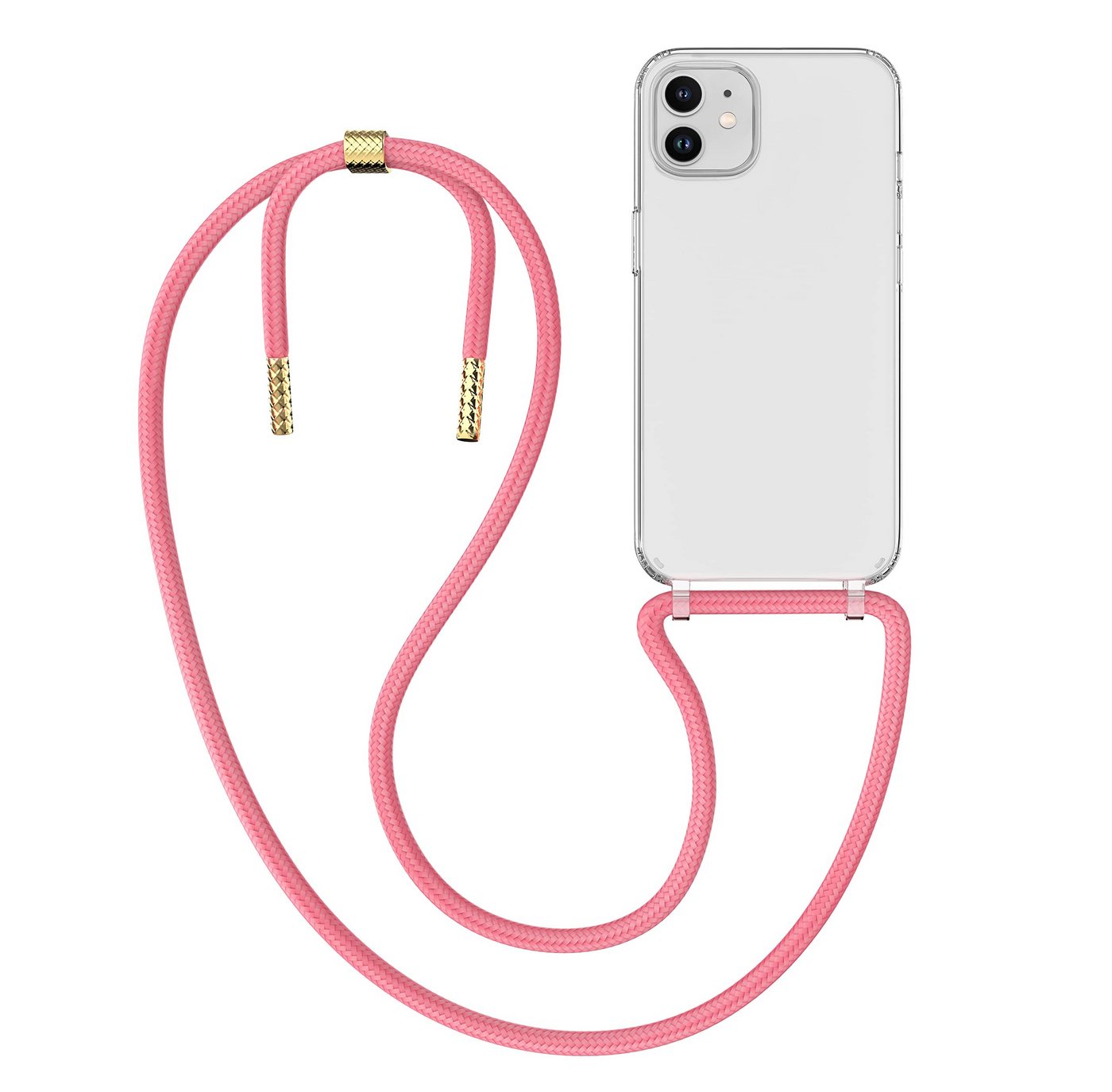 MyGadget Handyhülle Handykette abnehmbares Band & transparente Hardcase Hülle Für Apple iPhone 11 MyGadget Handyhülle Handykette abnehmbares Band & transparente Hardcase Hülle Für Apple iPhone 11 von Mygadget
