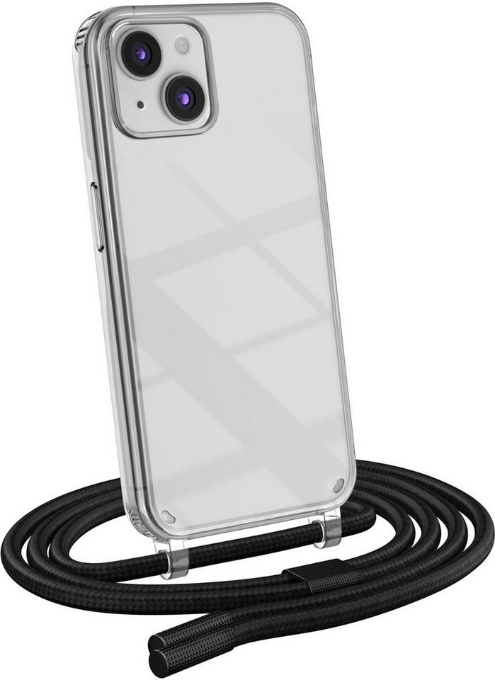 MyGadget Handyhülle Handykette abnehmbares Band & transparente Hardcase Hülle Für Apple iPhone 14 von Mygadget