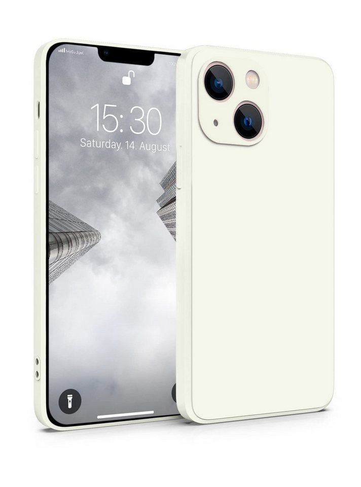 MyGadget Handyhülle Silikon Hülle Apple iPhone 13 Mini, robuste Schutzhülle TPU Case Slim Silikonhülle Back Cover Kratzfest von Mygadget