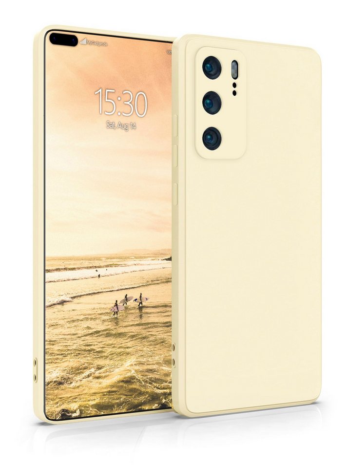 MyGadget Handyhülle Silikon Hülle für Huawei P40, robuste Schutzhülle TPU Case Slim Silikonhülle Back Cover Kratzfest von Mygadget