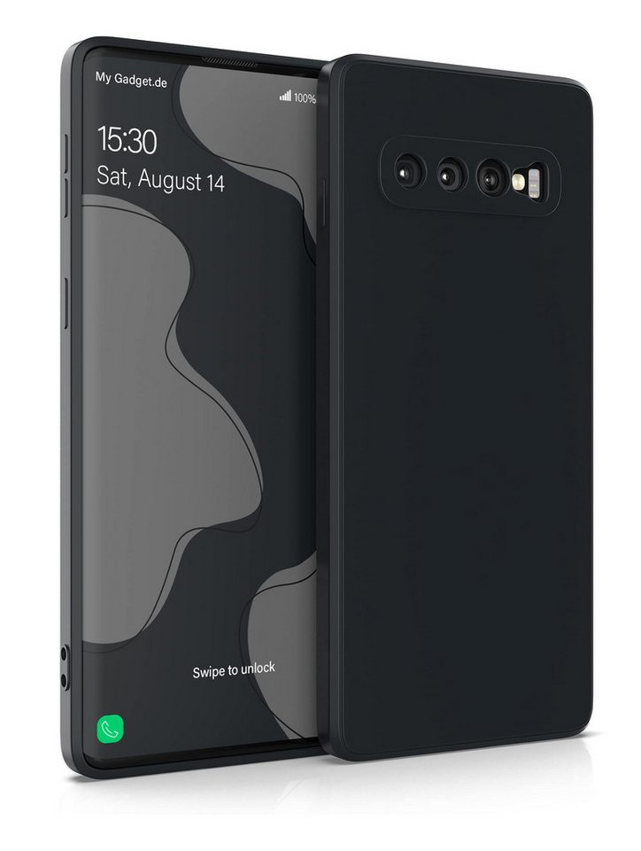 MyGadget Handyhülle Silikon Hülle für Samsung Galaxy S10, robuste Schutzhülle TPU Case Slim Silikonhülle Back Cover Kratzfest von Mygadget