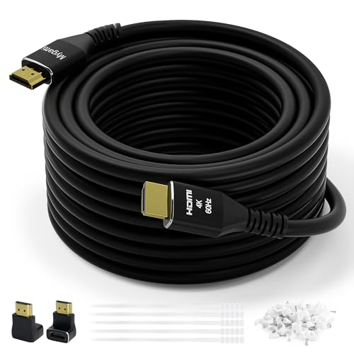 Mygatti 10 Meter 4K HDMI Cable,Ultra HD HDMI 2.0 Cable,High Speed Gold-Plated Connectors,28 AWG Pure Copper Conductor，4K@60Hz,HDCP 2.2, Bulk HDMI Cables for Laptop, HDTV, Xbox One & More von Mygatti