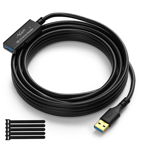 Mygatti 7.5 m USB 3.0 Aktiv Verlängerungskabel,5Gbps USB Stecker auf Buchse Kabel mit 1 Signalverstärker,USB A Repeater Cable,männlich zu weiblich,Kompatibel mit PC Computer Drucker Scanner Mygatti 7.5 m USB 3.0 Aktiv Verlängerungskabel,5Gbps USB Stecker auf Buchse Kabel mit 1 Signalverstärker,USB A Repeater Cable,männlich zu weiblich,Kompatibel mit PC Computer Drucker Scanner von Mygatti