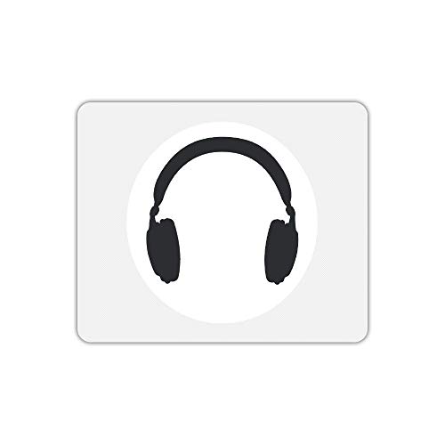 Mauspad, rechteckig bedruckt Kopfhörer Audio von Mygoodprice
