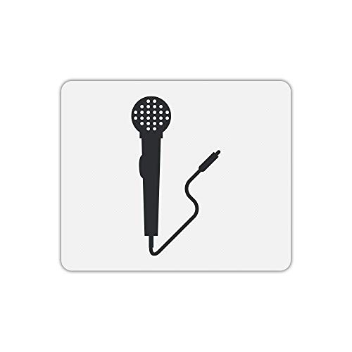 Mauspad, rechteckig bedruckt Mikrofon Mauspad, rechteckig bedruckt Mikrofon von Mygoodprice