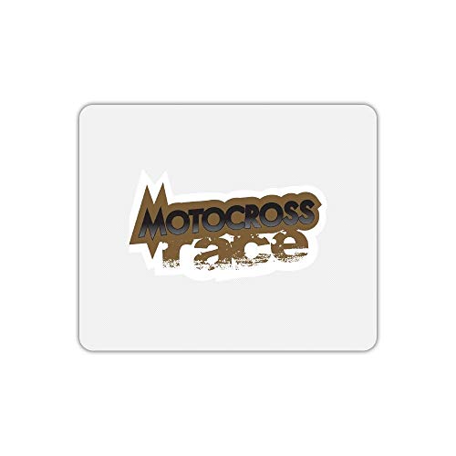 Mauspad, rechteckig bedruckt Motocross Race von Mygoodprice