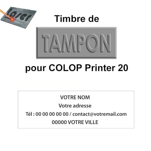 Stempel Gummi für Stempel Colop Printer 20 von Mygoodprice