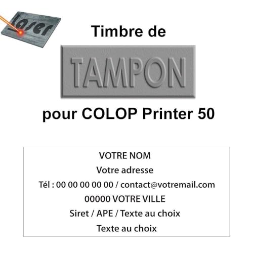 Stempel Gummi für Stempel Colop Printer 50 von Mygoodprice