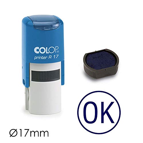 Stempelkissen OK Colop Printer R17, 17 mm blau von Mygoodprice