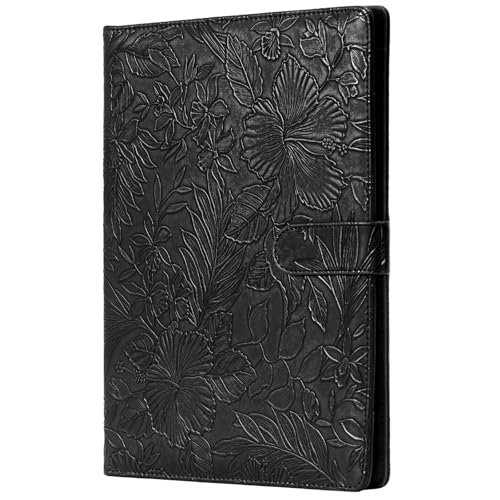 Mymazn Padfolio Portfolio-Ordner, Kunstleder, Vorstellungsgesprächsmappe mit Dokumenten-Organizer und Visitenkartenhalter, Briefgröße, Notizblockhalter für Damen und Herren, Schwarz Mymazn Padfolio Portfolio-Ordner, Kunstleder, Vorstellungsgesprächsmappe mit Dokumenten-Organizer und Visitenkartenhalter, Briefgröße, Notizblockhalter für Damen und Herren, Schwarz von Mymazn
