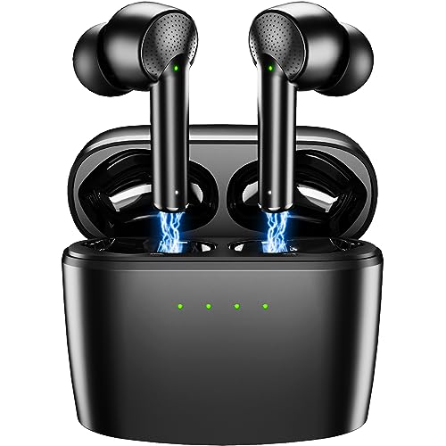 Mysic J8 Bluetooth 5.3 In Ear Kopfhörer mit 4 ENC Mikrofon, 42 Std Spielzeit, USB-C Ladekoffer, Kabellose Kopfhörer Noise Cancelling Earbuds, IPX7 Sport Ohrhörer Joggen Schwarz Mysic J8 Bluetooth 5.3 In Ear Kopfhörer mit 4 ENC Mikrofon, 42 Std Spielzeit, USB-C Ladekoffer, Kabellose Kopfhörer Noise Cancelling Earbuds, IPX7 Sport Ohrhörer Joggen Schwarz von Mysic