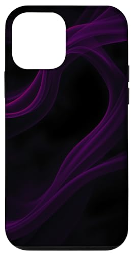 Violettes abstraktes Kunstdesign Hülle für iPhone 12 mini von Mysterious Aesthetic Waves