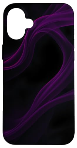 Violettes abstraktes Kunstdesign Hülle für iPhone 16 Plus von Mysterious Aesthetic Waves