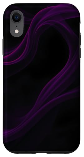 Violettes abstraktes Kunstdesign Hülle für iPhone XR Violettes abstraktes Kunstdesign Hülle für iPhone XR von Mysterious Aesthetic Waves