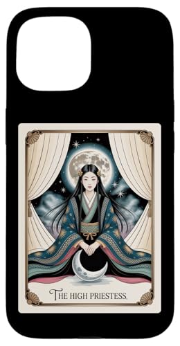 The High Priesterin Moon - Vintage-T-Shirt mit spiritueller Intuition Hülle für iPhone 15 The High Priesterin Moon - Vintage-T-Shirt mit spiritueller Intuition Hülle für iPhone 15 von Mystic Moon Power Intuition Wear