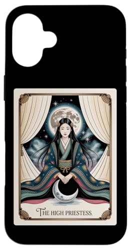 The High Priesterin Moon - Vintage-T-Shirt mit spiritueller Intuition Hülle für iPhone 16 Plus The High Priesterin Moon - Vintage-T-Shirt mit spiritueller Intuition Hülle für iPhone 16 Plus von Mystic Moon Power Intuition Wear