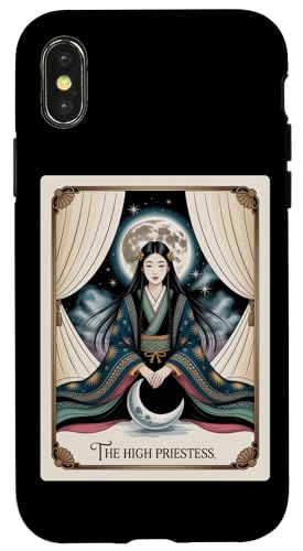 The High Priesterin Moon - Vintage-T-Shirt mit spiritueller Intuition Hülle für iPhone X/XS The High Priesterin Moon - Vintage-T-Shirt mit spiritueller Intuition Hülle für iPhone X/XS von Mystic Moon Power Intuition Wear