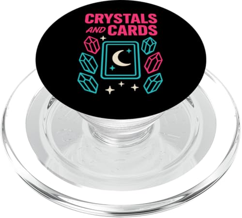 Boho Tarot-Leser Mondphase Spirituelle Vibes Celestial Tarot PopSockets PopGrip für MagSafe von Mystical Boho Witch Tarot Card Psychic Reader