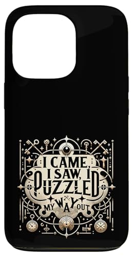 Ich kam, ich sah, ich rätselte, wie ich da rauskomme Hülle für iPhone 13 Pro Ich kam, ich sah, ich rätselte, wie ich da rauskomme Hülle für iPhone 13 Pro von Mystical escape room Puzzle Adventure